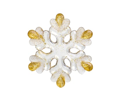 snowflakes isolated on white background