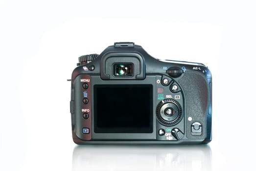 photo camera   isolated on white