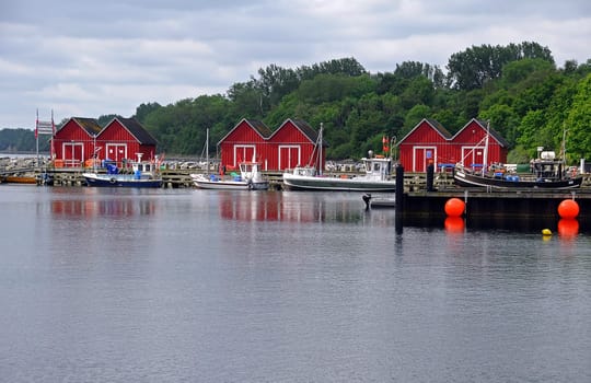 Fishermen's huts
