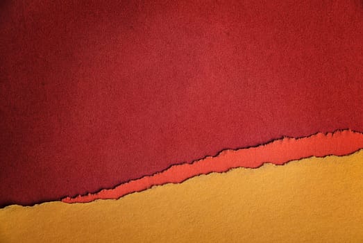 Old Paper Texture as Red, Orange and Yellow Background