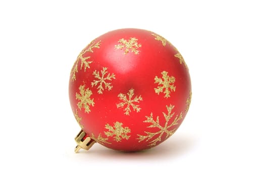 christmas ball isolated on a white background