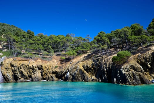 blue sea at the Greece