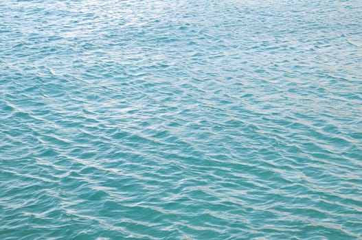 Blue Water Texture Pattern at Noon on the Atlantic Ocean