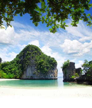 rocks and sea in Krabi Thsiland