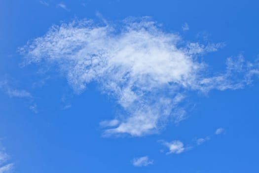 blue sky with white clouds. can be used as background