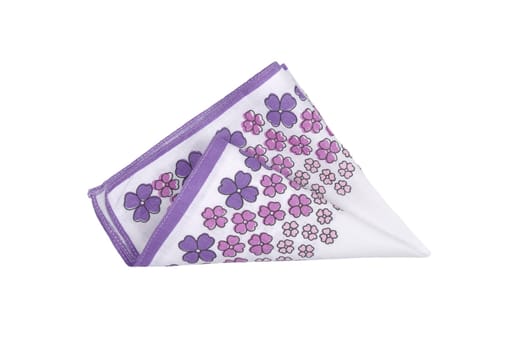 Cloth with flower decoration