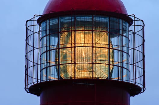 Lighthouse top detail, Cape St., Vincent, Portugal