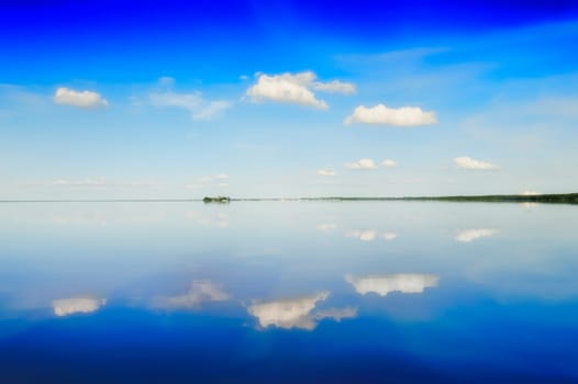 Seascape on Wilhelmstein, Steinhude am Meer,Germany.