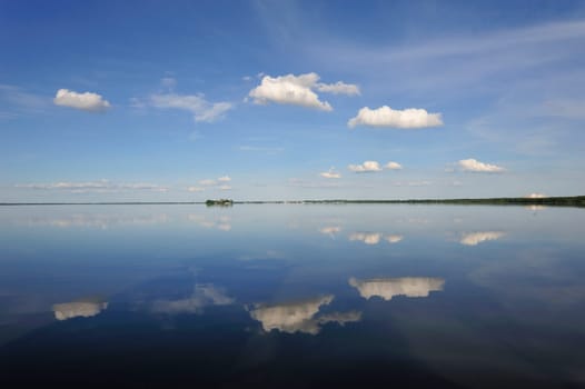 Seascape on Wilhelmstein, Steinhude am Meer,Germany.
