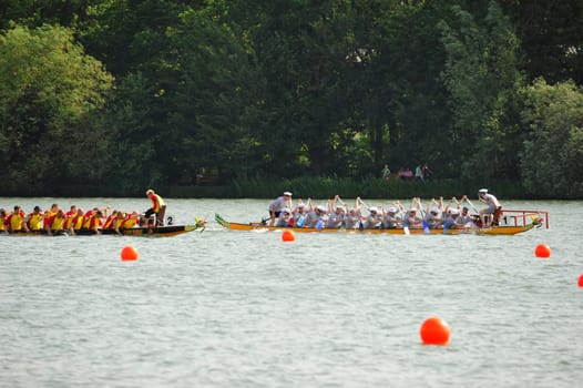 20. Jubiläum der Hannover Dragonboatraces Pfingsten 2014