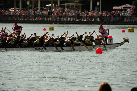 20. Jubiläum der Hannover Dragonboatraces Pfingsten 2014