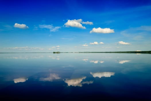 Seascape on Wilhelmstein, Steinhude am Meer,Germany.