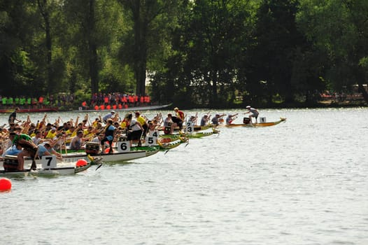 20. Jubiläum der Hannover Dragonboatraces Pfingsten 2014