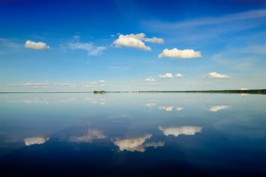 Seascape on Wilhelmstein, Steinhude am Meer,Germany.