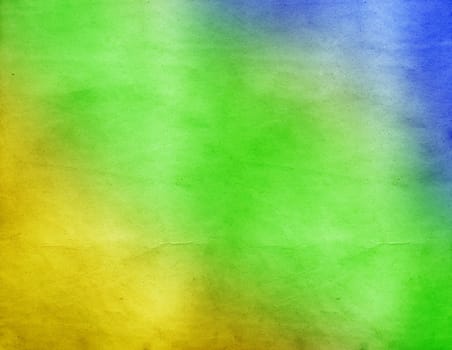 Vintage photo with the colors of the Brazil flag