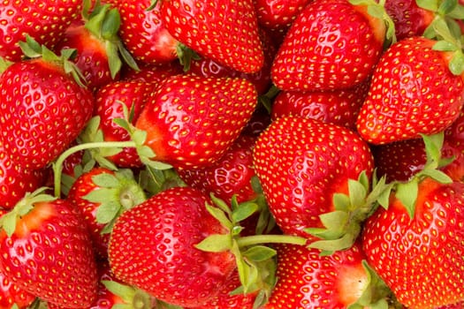 Fresh ripe perfect strawberry - Food frame background