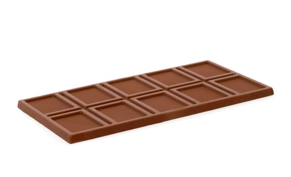 pieces of Chocolate isolated on white