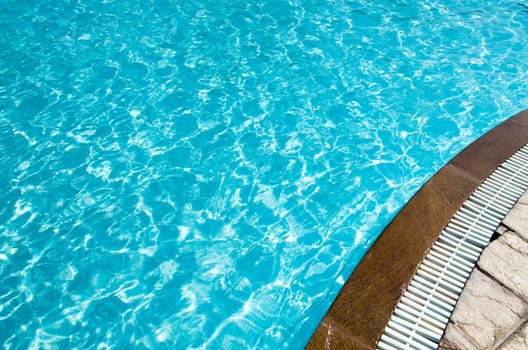 Beautiful swimming pool in hotel
