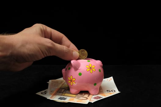 Save Money with One Pink Pig Piggy Bank