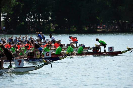 20. Jubiläum der Hannover Dragonboatraces Pfingsten 2014