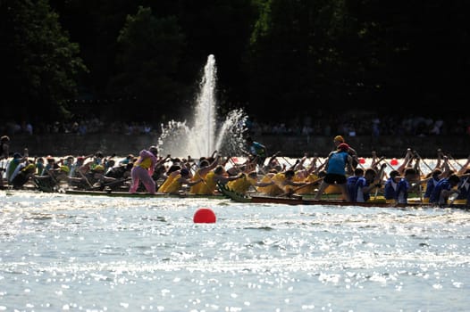 20. Jubiläum der Hannover Dragonboatraces Pfingsten 2014