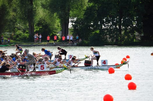 20. Jubiläum der Hannover Dragonboatraces Pfingsten 2014