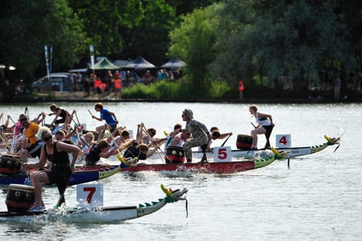 20. Jubiläum der Hannover Dragonboatraces Pfingsten 2014