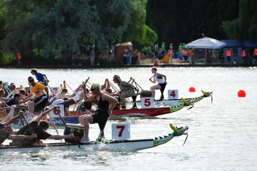 20. Jubiläum der Hannover Dragonboatraces Pfingsten 2014