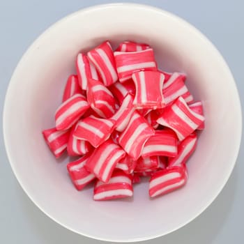 A close up shot of boiled sweets