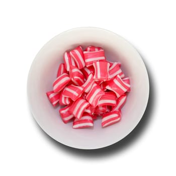 A close up shot of boiled sweets
