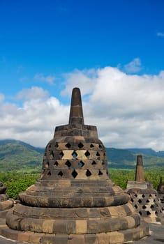 Borobudur Temple in Yogyakarta, Indonesia