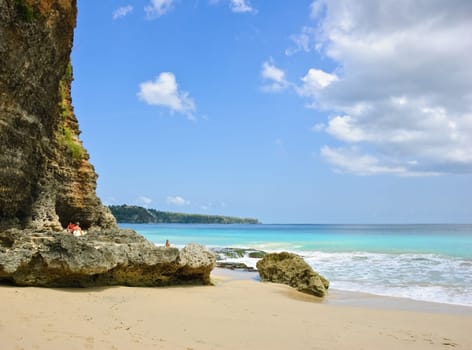 Dreamland beach in Bali, Indonesia