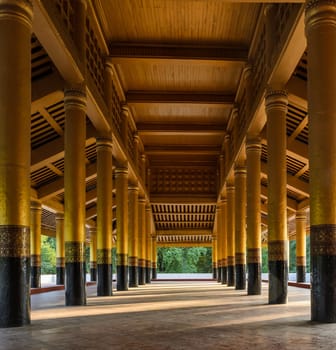 Audience Hall in Mandalay Royal Palace, Myanmar