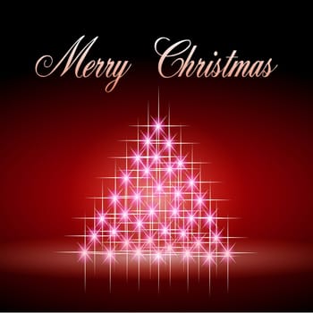 Christmas background red