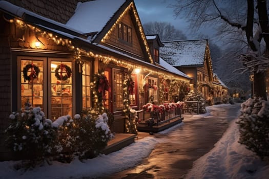 A captivating artistic portrayal of the enchanting winter season, where landscapes are magically transformed into a wonderland adorned with shimmering snow and sparkling icicles.
