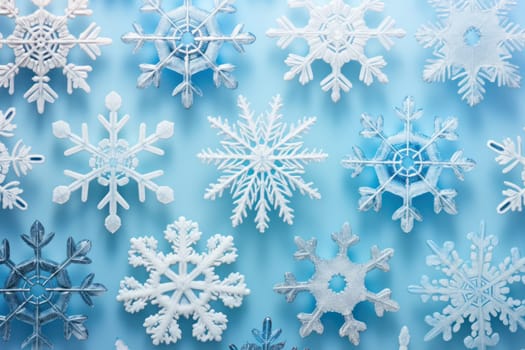 An artistic masterpiece showcasing the exquisite details and singular beauty of individual snowflakes, captured through the lens of macro photography, unraveling their complex, one-of-a-kind designs.