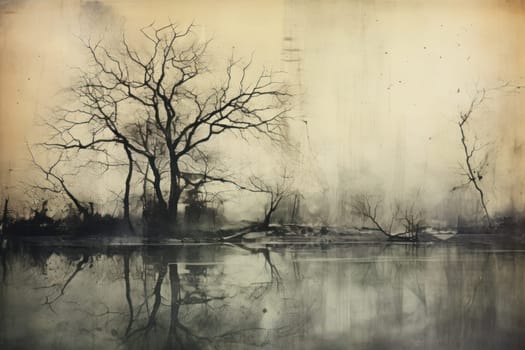 An exquisite visual representation of winter's enchantment, featuring frozen lakes, rivers, and ponds.
