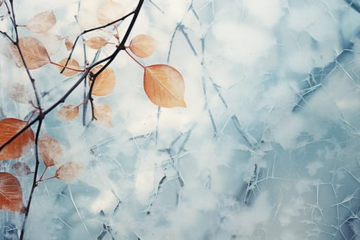 An exquisite display of artistry, capturing the intricate and mesmerizing patterns formed by frost on windows, leaves, and various surfaces through the lens of macro photography, resulting in striking and abstract visual compositions.