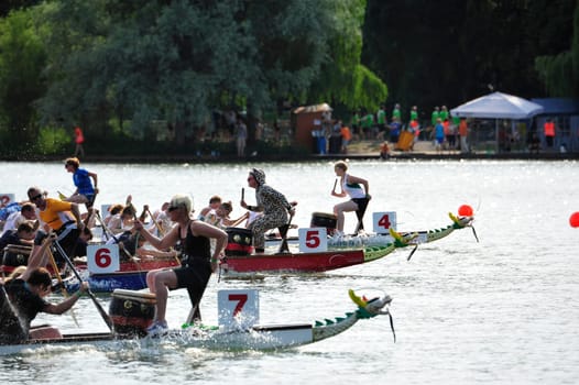 20. Jubiläum der Hannover Dragonboatraces Pfingsten 2014