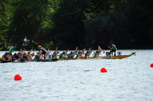 20. Jubiläum der Hannover Dragonboatraces Pfingsten 2014