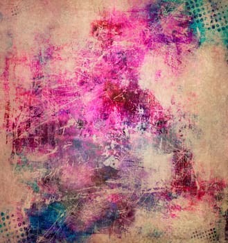abstract textures circles raster