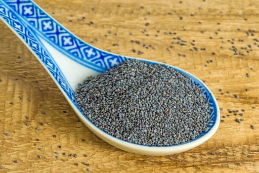 Blue poppy seeds