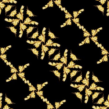Diagonal pattern in the form of abstraction on a black background