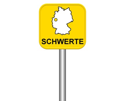 Entrance sign: Swords