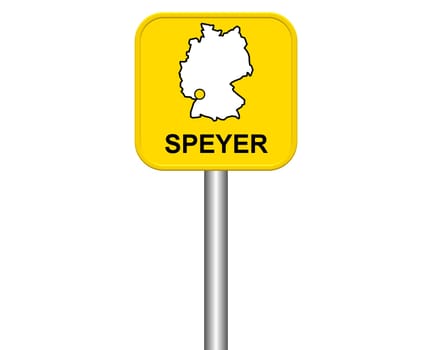 Entrance sign: Speyer
