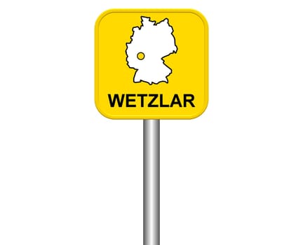 Entrance sign: Wetzlar