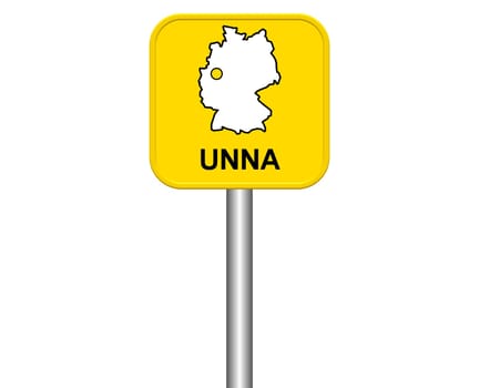 Entrance sign: Unna