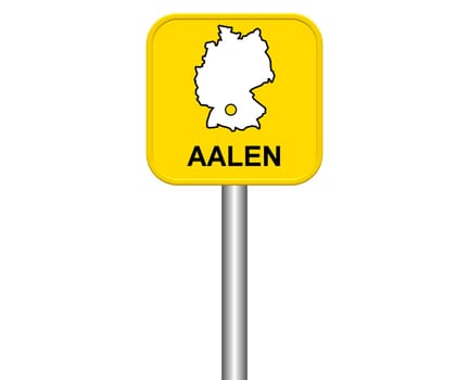 Entrance sign: Aalen