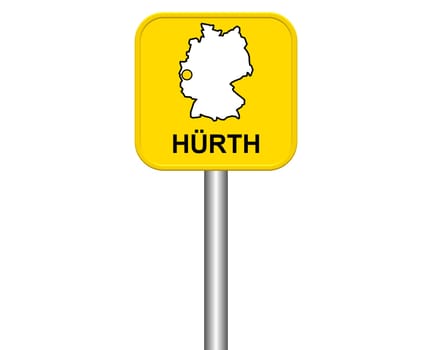 Entrance sign: Hürth