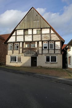 Half-timbered house in the Hinterer Strasse in Alverdissen